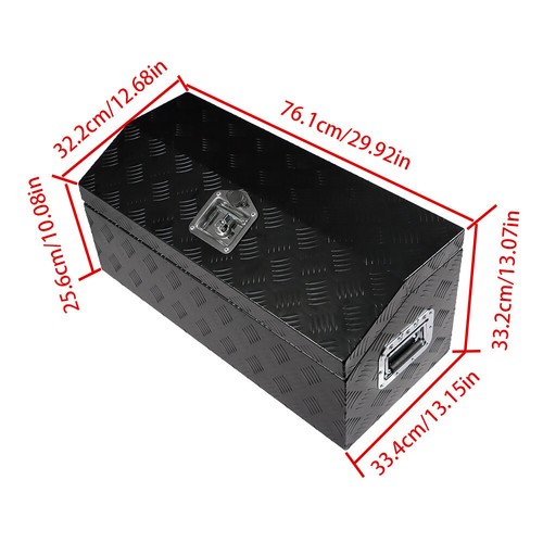 Labwork Black Heavy Duty Pickup Truck Tool Box Bed RV Trailer Storage w/ Key - Picture 15 of 16