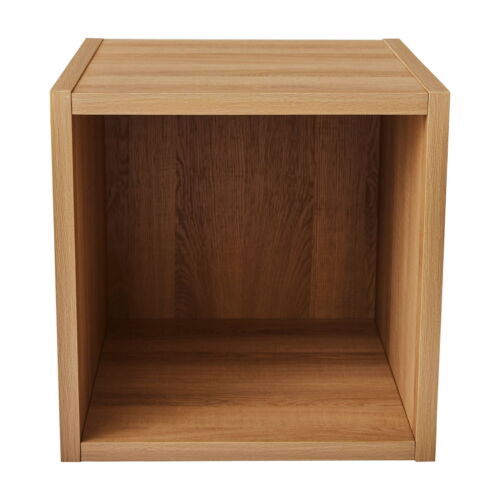 4 Cube Wall Mounted Storage Organizer Bin for Vinyl Records Albums Books Art - Picture 4 of 8