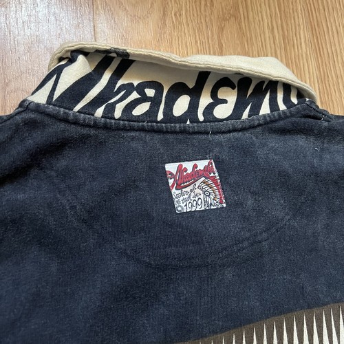 Akademiks 90s Mens 2XL Polo Shirt Native Warriors Aztec Southwest Y2K Streetwear - Afbeelding 14 van 17