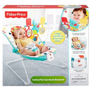 colourful baby bouncer