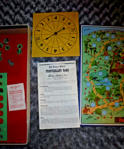 WALT DISNEY FRONTIERLAND VINTAGE BOARD GAME BY PARKER BROTHERS - Picture 4 of 13
