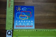 Old Sticker Camping Caravan Motorhome Messe Düsseldorf