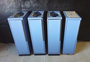 4x Baisch Schrank Metall Schrankzeile Behandlerzeile Praxiszeile Arzt