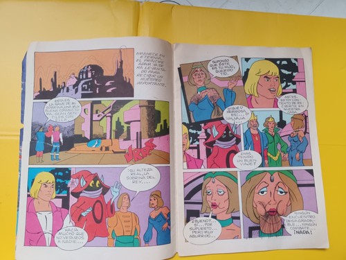 rare Vintage 80's MOTU HE-MAN Comic #17 in Spanish 10"x7in By LedaFilm ARGENTINA - Picture 4 of 18