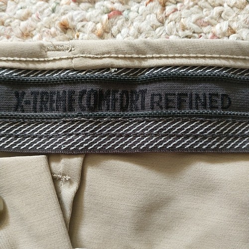Lee X-treme Comfort Refined Pants Men 36x34(33*) Beige Chino Straight Performanc - Picture 6 of 8