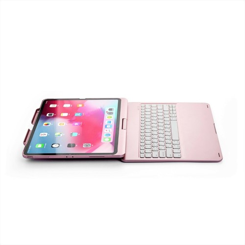 iPad Pro 12.9 "-3rd Gen 360 grados Rotación Bluetooth Teclado Case 7 colores retroiluminados - Imagen 29 de 48