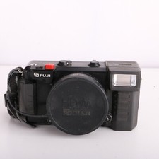 Fuji Hd-M Fully Waterproof Film Camera UNTESTED MISSING BATTERY COVER