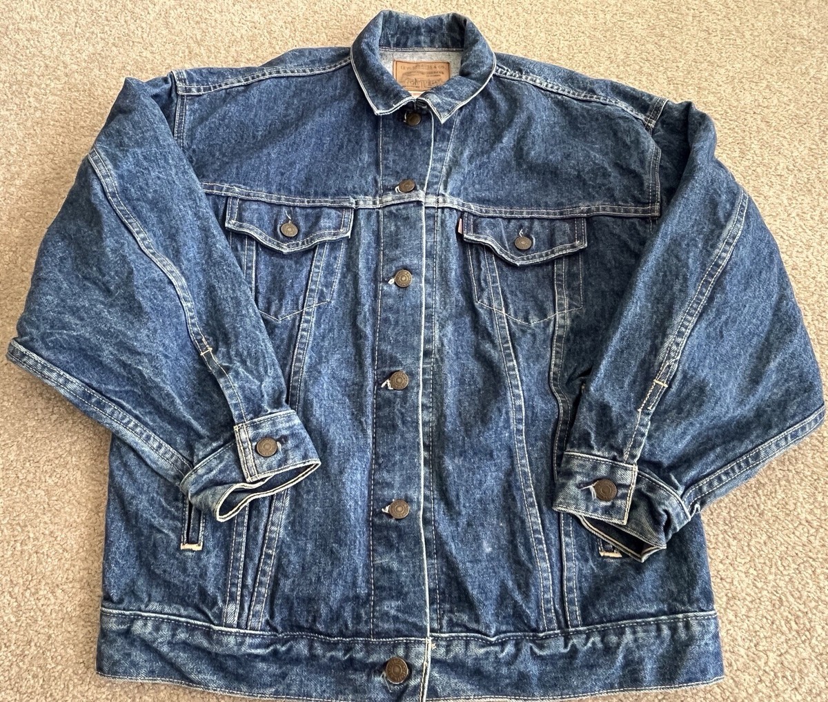 Vintage Levi's Trucker Jean Denim Jacket 77930 7206 USA