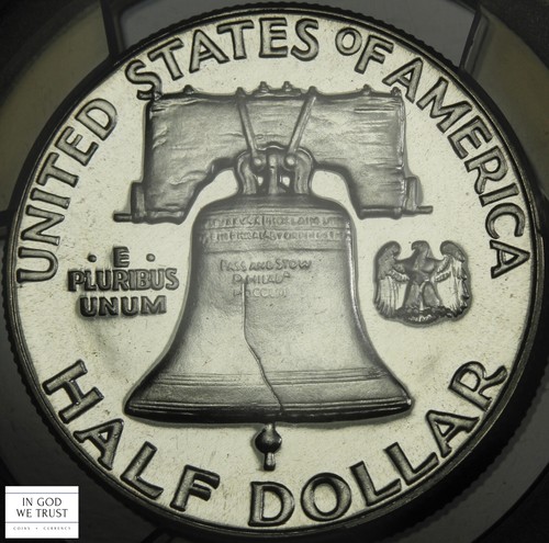 1950 Proof Franklin Silver Half Dollar 50C PCGS PR 65 - Picture 5 of 7