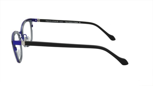 Face A Face Brillengestell SOPHY 2 Farbe 9620 Acetat Metall blau grau auffällig - Bild 3 von 9