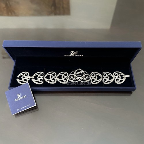 Swarovski 2006 Disney Cinderella Rhodium Plated Bracelet RARE 1514997 - Picture 1 of 10