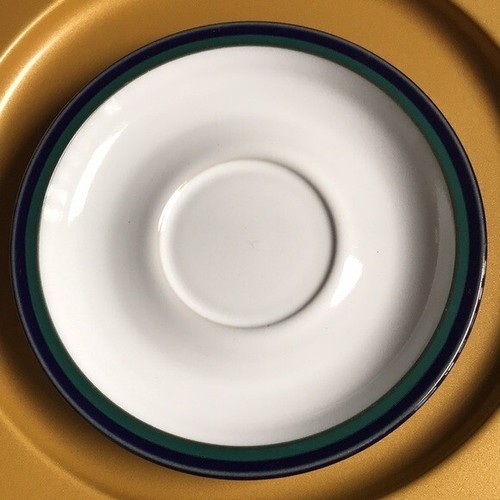 DENBY ENGLAND REGATTA FOOTED CUP *118-D and SAUCER *128-D - Picture 3 of 4