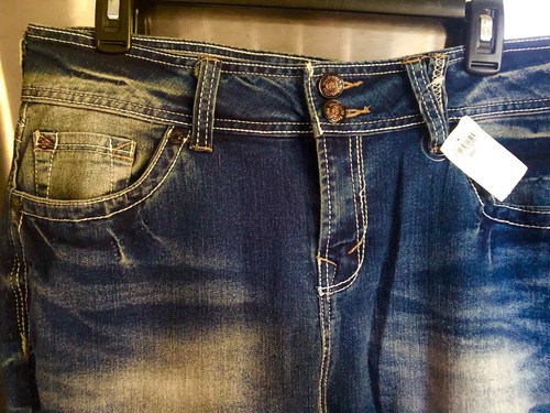 Jeans da donna stile vintage Wallflower 18 W nuovi con etichette $50 - Foto 3 di 5