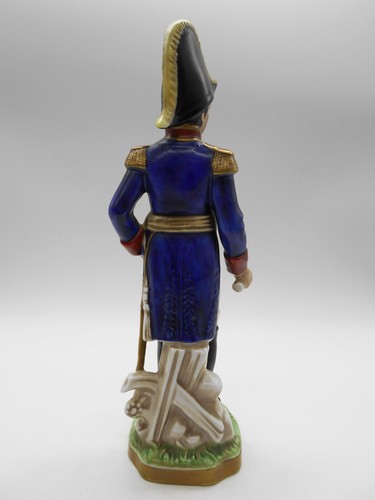 ( 01 ) 27 Cm GRANDE & TRÈS BELLE FIGURINE NAPOLÉONIENNE EN PORCELAINE ALLEMANDE - Picture 3 of 8