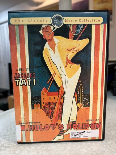 THE GREAT Jacques Tati! M.Hulot's Holiday (1954) VG+ Ex-lib DVD