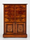 Victorian Antique Cabinet Chest Drawers 1860