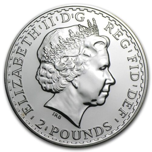 Moneda de plata BRITÁNICA 1997 a 2023 1 oz Reino Unido Royal Mint Bullion monedas en cápsulas - Imagen 33 de 90