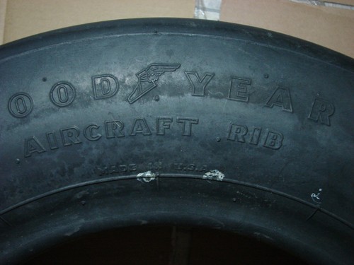 TWO Goodyear 26 PLY Fighter Jet AIRCRAFT TIRES H27.75 X 8.75-14.5, - Picture 8 of 9