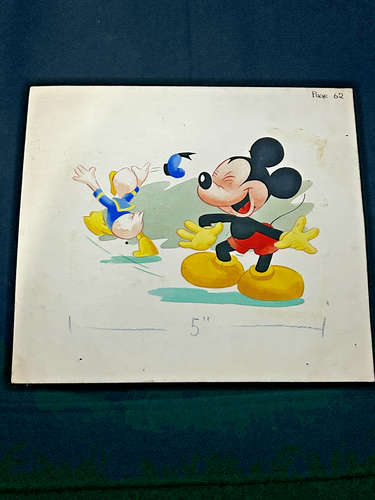 Original Walt Disney sketch drawn artwork of Mickey Mouse and Donald Duck 1950s - Picture 5 of 6