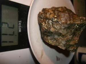 Gold-silver-copper-271-grams-ore-high-grade