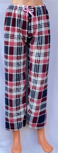 Ladies Women Fleece PJs Pyjama Bottoms Nightwear Trousers Loungewear Pants Plus - Picture 18 of 30