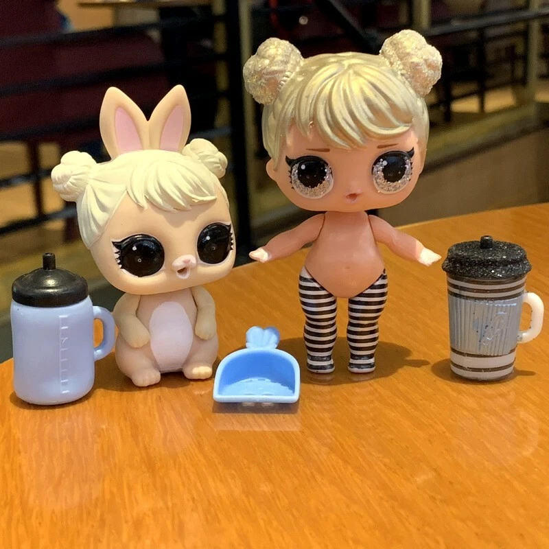 Real 2x LOL Surprise Doll Series 2 Curious QT Cottontail QT Pet Toy Gift