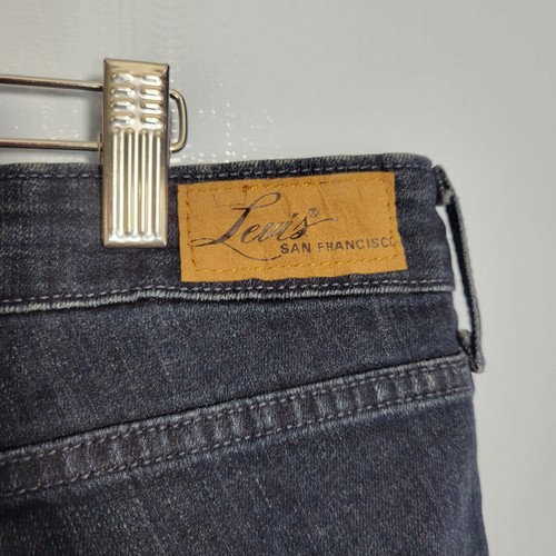 Levi's San Francisco 22W Dark Wash Denim Blue Bold Curve Bootcut Jeans - Picture 9 of 12