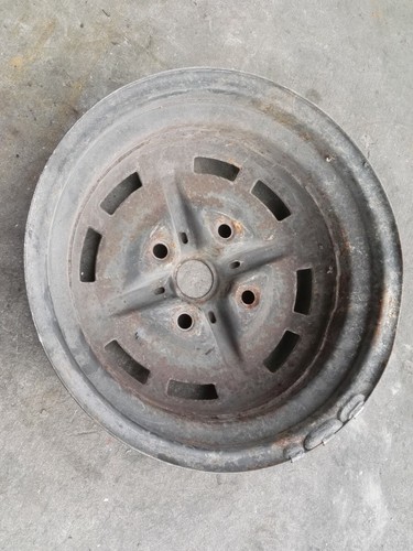 CERCHIO IN FERRO LANCIA 4 FORI - 15" USATO - Foto 7 di 12