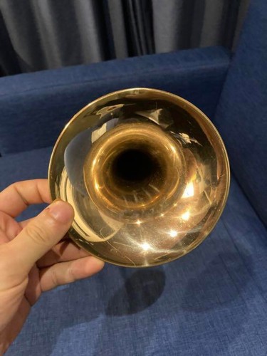 Yamaha YTR-1 Yamaha's earliest trumpet Beautiful carvings Vintage Rare - Imagen 8 de 12