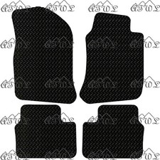 FITS VAUXHALL VECTRA 1995 TO 2002 TAILORED BLACK RUBBER CAR FLOOR MATS. (4 PCS)