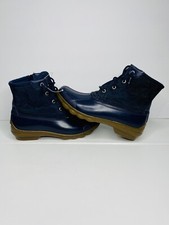 Sperry Syren Gulf Nylon Quilt Navy  Size 6 M Top Sider