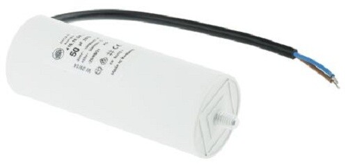Ducati Energia STUD MOUNT POLYPROPYLENE CAPACITOR 45x117mm 50µF 400-500VAC ±5% - Bild 1 von 1