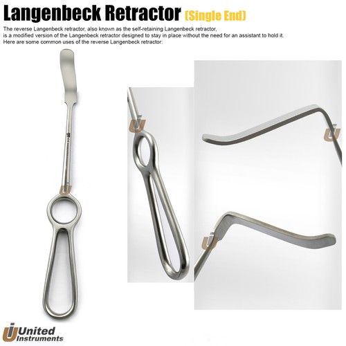 Retractor de tejido profundo abdominal veterinario 8 piezas - Imagen 4 de 9