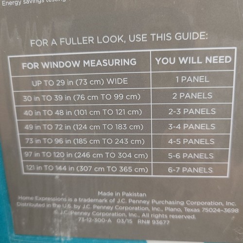 3 Rod Pocket Panels Turquoise Teal Thermal Trellis Curtains Drapery 42 x 84 Blue - Picture 9 of 10