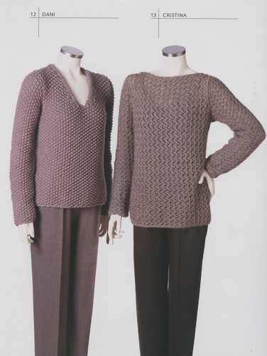 Adrienne Vittadini Vol. 11 Knitting Pattern Book - 17 Designs Pullovers Coats + - Picture 7 of 9