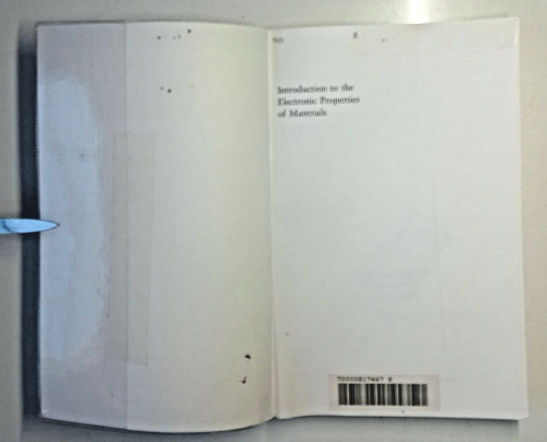 Introduction to the Electronic Properties of Materials David Jiles 1994 p/back - Picture 2 of 10