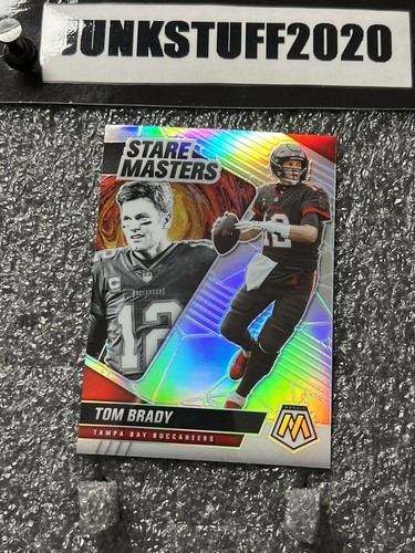 TOM BRADY 2021 PANINI MOSAIC STARE MASTERS SILVER #SM5 Hobby insert - Picture 1 of 4