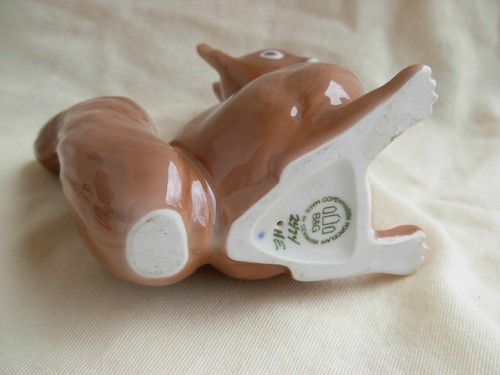 COPENHAGEN,B&G,HAND PAINTED PORCELAIN FIGURE,SQUIRREL, 20th CENTURY. - Picture 12 of 14