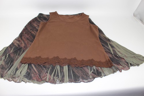 Coldwater Creek Rock zum Anziehen Stretch Taille Flare Style Größe M (10-12) - Bild 7 von 9
