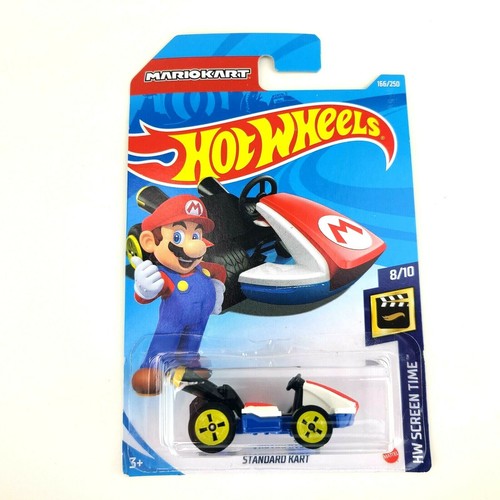 Hot Wheels Standard Kart Mariokart rot #166 166/250 2021 HW Screen Time 8/10 - Bild 1 von 2