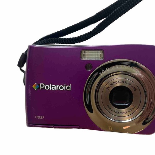 Polaroid i1037 10.0 MP 3X Optical Zoom Digital Camera Purple Sold For Parts Only - Picture 9 of 9