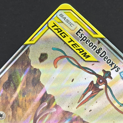 Pokemon - Espeon & Deoxys GX - Sun & Moon Black Star Promo HOLO - SM240 NM - Picture 5 of 14