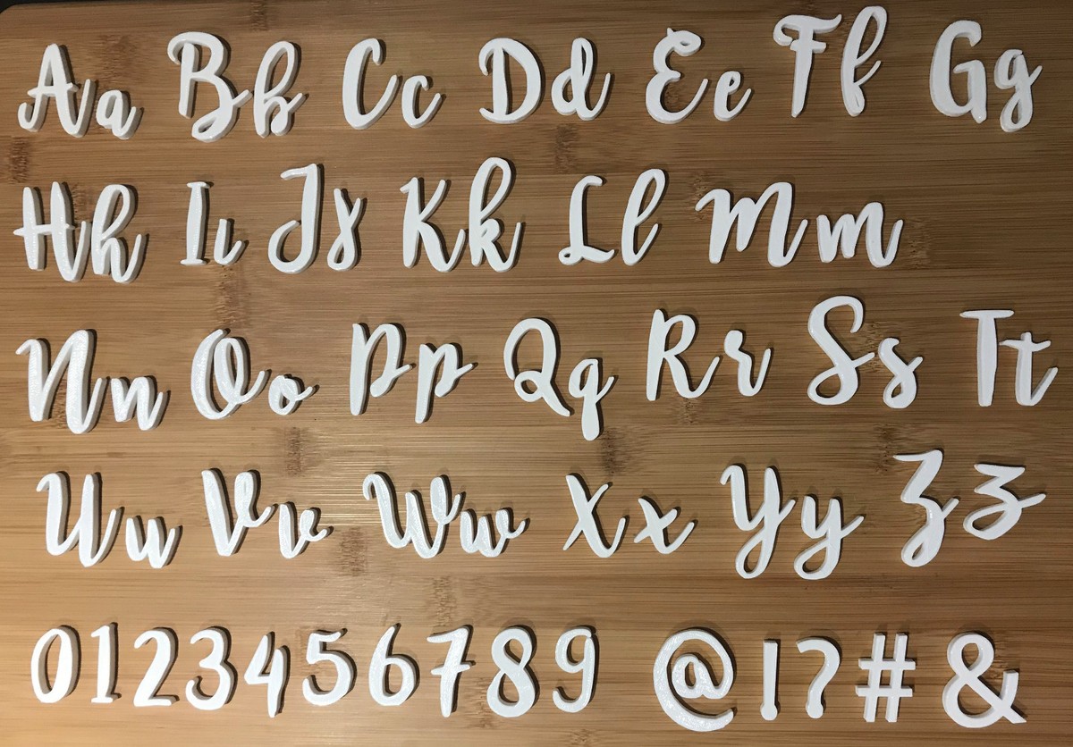 Fondant 2024 stamps letters
