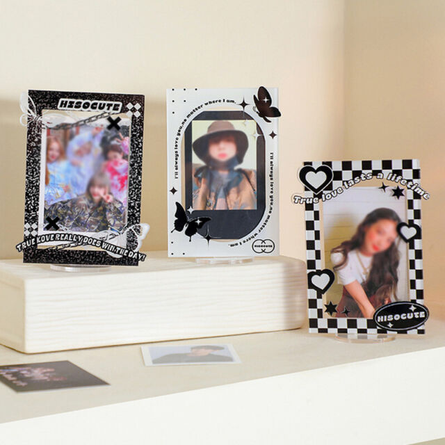 3 Inch Photo Frame Card Display Stand Desktop Decor Acrylic Photo Frame Cute 3 Inch Photo Frame Card Display Stand Desktop Decor Acrylic Photo Frame Cute