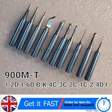 10 Pack Solder Soldering Iron Tips Standard Size Accessories Electrical 900M-T