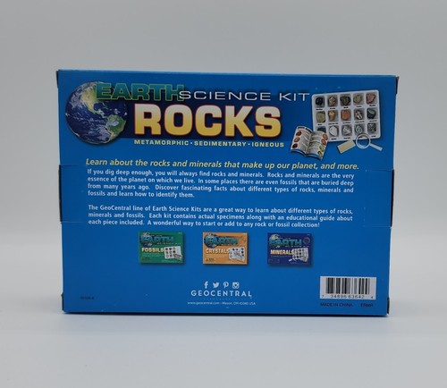 Kit Scienze della Terra: Rocce - 15 Rocce + Guida, Piastra Striscia e Lente di Ingrandimento - Foto 4 di 4