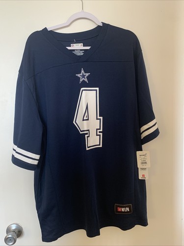 NWT NFL Dallas Cowboys Dak Prescott #4 Jersey Navy Blue Size XL