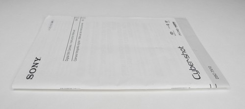 Sony Cyber-shot DSC-TX10 Genuine Camera Instruction Manual In English & Spanish - Picture 3 of 6