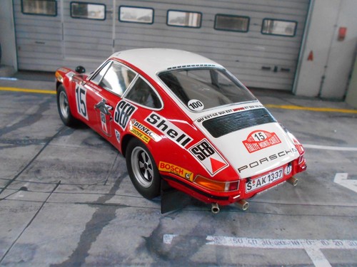 PORSCHE 911 S Rallye Monte Carlo 1972 #15 Waldegaard SEB Minichamps Shell 1:18 - Foto 3 di 4