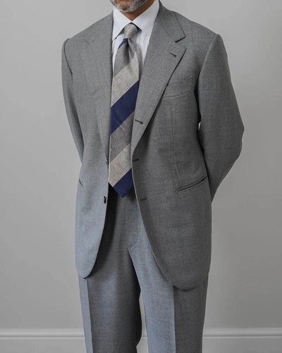 Men's Suits Notch Lapel Single Breasted Formal Business Office Casual 2 Pcs - Picture 4 of 16